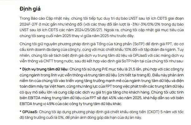 VCI khuyến nghị mua cổ phiếu FPT với tiềm năng tăng giá hơn 20%