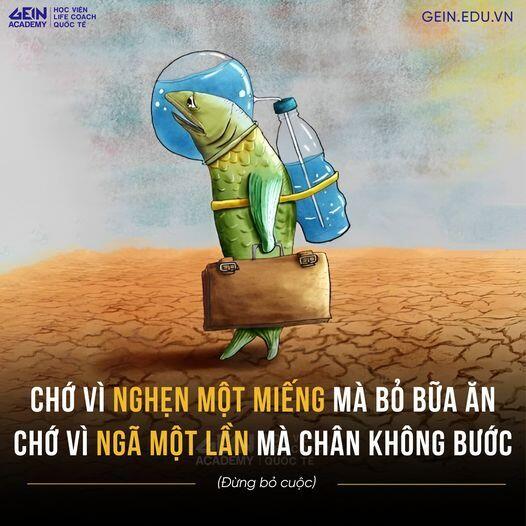 Chớ vì ngã một lần mà chân không bước