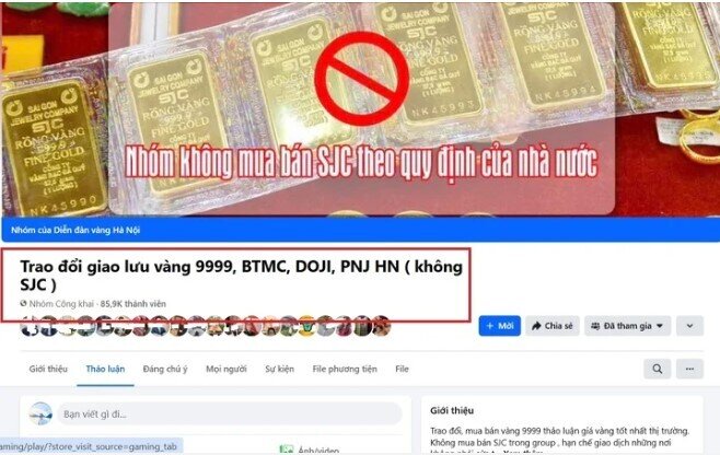 Khách mua bán nhộn nhịp trên 'sàn vàng' tự phát, chuyên gia cảnh báo