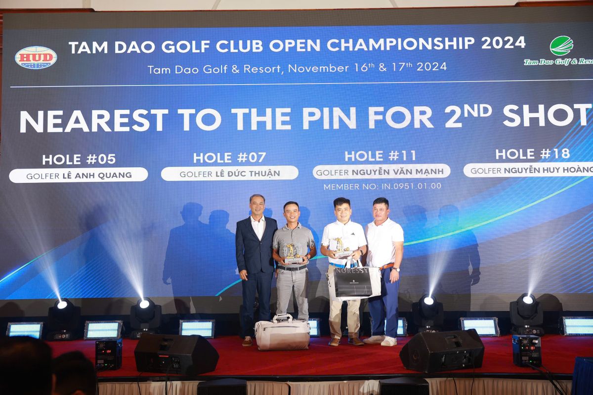 Tam Đảo Golf Club Open Championship 2024: Hơn 600 golfer thi đấu thăng hoa, giải đấu lần lượt gọi tên các nhà vô địch mới