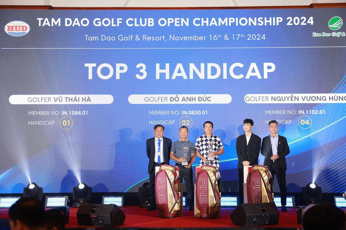 Tam Đảo Golf Club Open Championship 2024: Hơn 600 golfer thi đấu thăng hoa, giải đấu lần lượt gọi tên các nhà vô địch mới