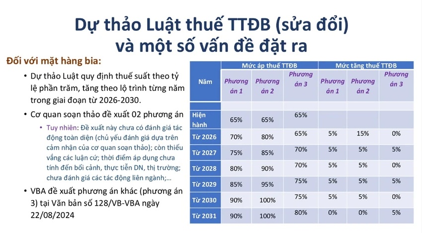 'Tăng thuế tiêu thụ đặc biệt là biện pháp hiệu quả để giảm sử dụng rượu bia'