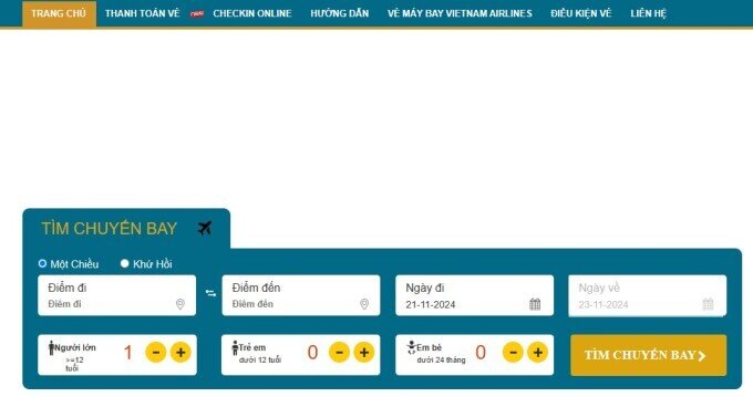 Web mạo danh Vietnam Airlines bán vé máy dịp gần Tết