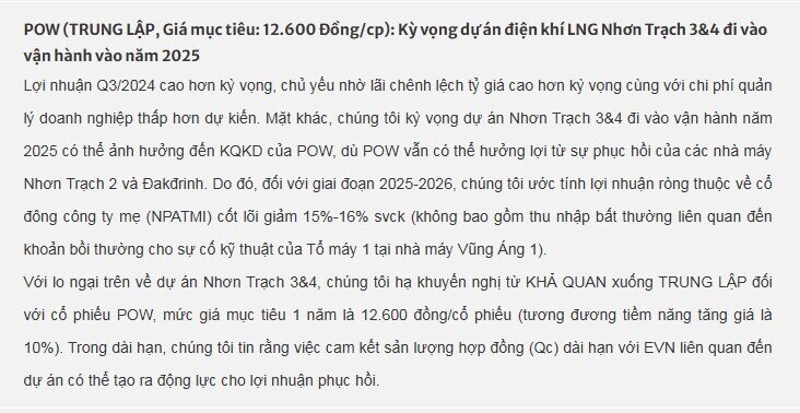 Nhà máy điện 1,4 tỷ USD đi vào vận hành tác động như nào đến KQKD của POW?