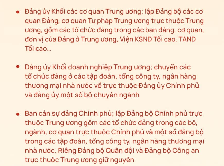 Những bộ ngành, cơ quan sẽ sáp nhập, kết thúc hoạt động