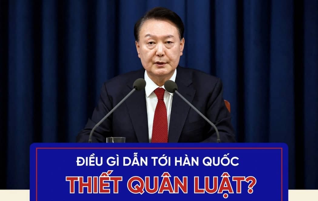 Điều gì dẫn tới việc Hàn Quốc thiết quân luật?