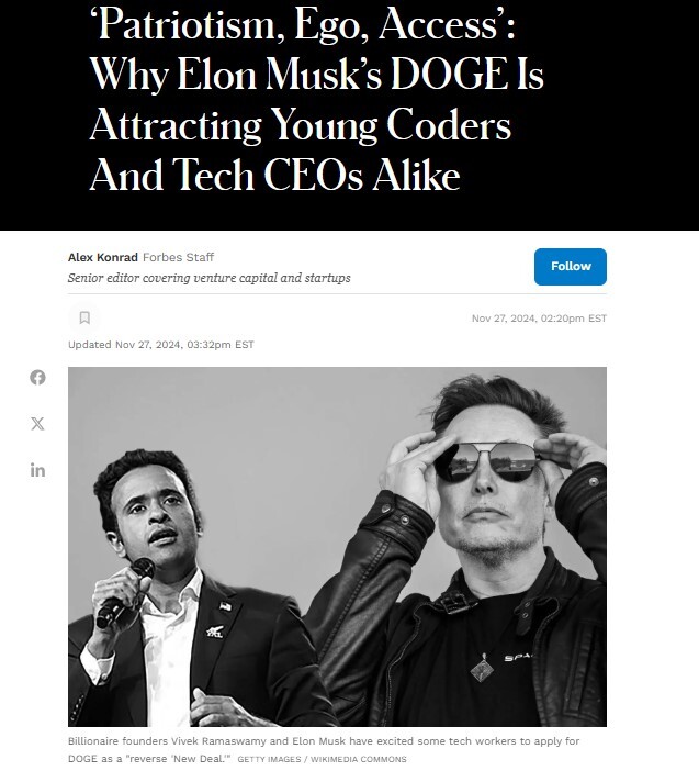 'Bộ trưởng' Elon Musk có sức hút không tưởng: Vô số CEO, founder làm lại CV để xin việc vào DOGE, ôm mộng 10, 20 năm nữa thành 'trùm' Paypal Mafia tiếp theo