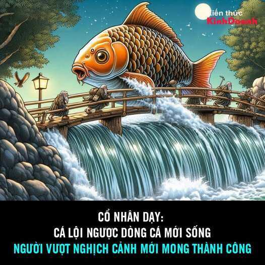 Cổ nhân dạy: Cá lội ngược dòng cá mới sống, người vượt nghịch cảnh mới mong thành công