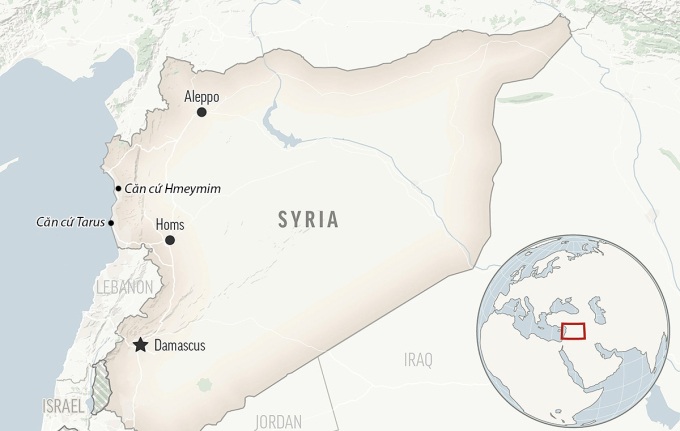 Động thái bất thường của tàu chiến Nga ở quân cảng giữa lúc Syria thất thủ