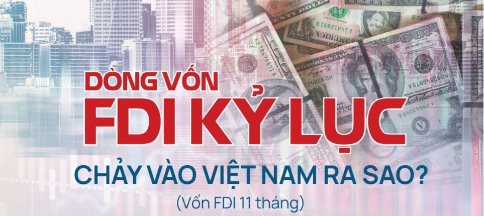 Dòng vốn FDI kỷ lục chảy vào Việt Nam ra sao?