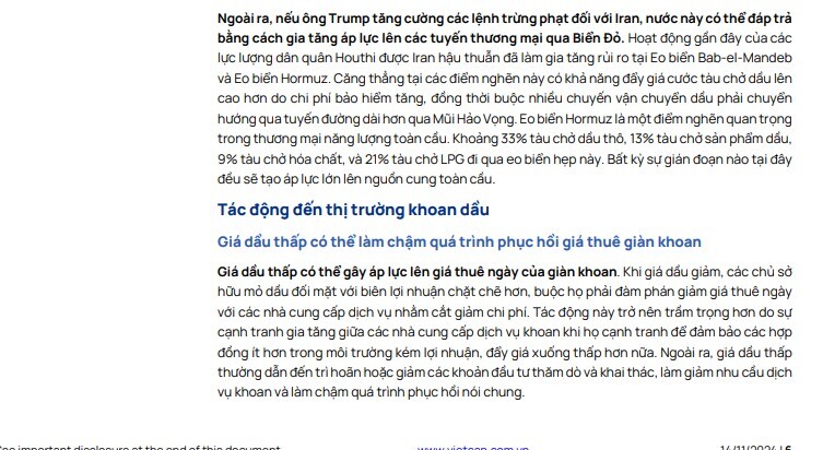 Nguy cơ chiến tranh thương mại Mỹ - Trung và những tác động tới doanh nghiệp dầu khí Việt Nam