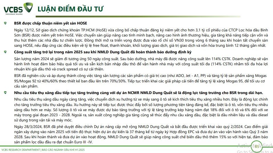 6 cổ phiếu dầu khí tiềm năng trong năm 2025, mức sinh lời kỳ vọng lên tới hơn 40%