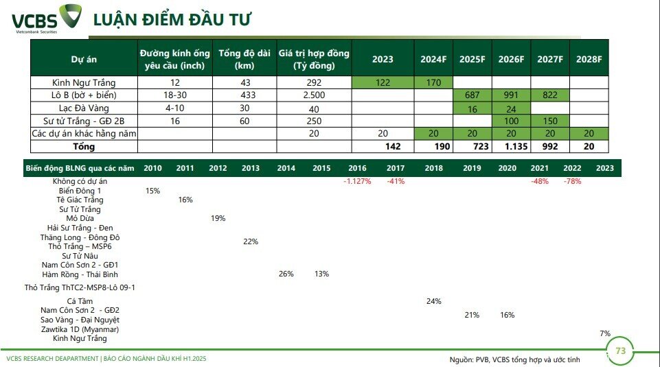 6 cổ phiếu dầu khí tiềm năng trong năm 2025, mức sinh lời kỳ vọng lên tới hơn 40%