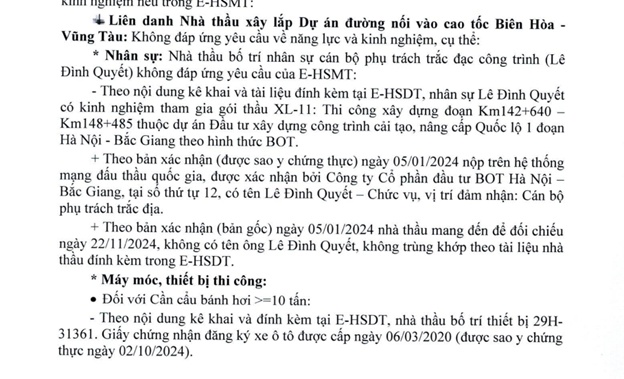 Liên danh Vinaconex trượt gói thầu 1.700 tỷ đồng dù giá thấp hơn vì gian lận