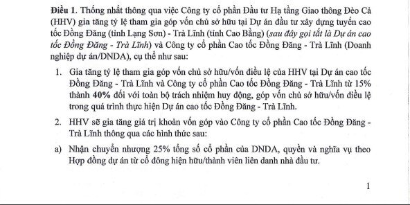 Đầu tư Hạ tầng Giao thông Đèo Cả 'mua thêm' 2 dự án cao tốc 23.000 tỷ