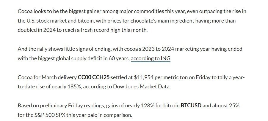 Không phải cổ phiếu hay Bitcoin, đây mới là thứ giá tăng dựng đứng 185% trong năm 2024, chưa có dấu hiệu dừng lại