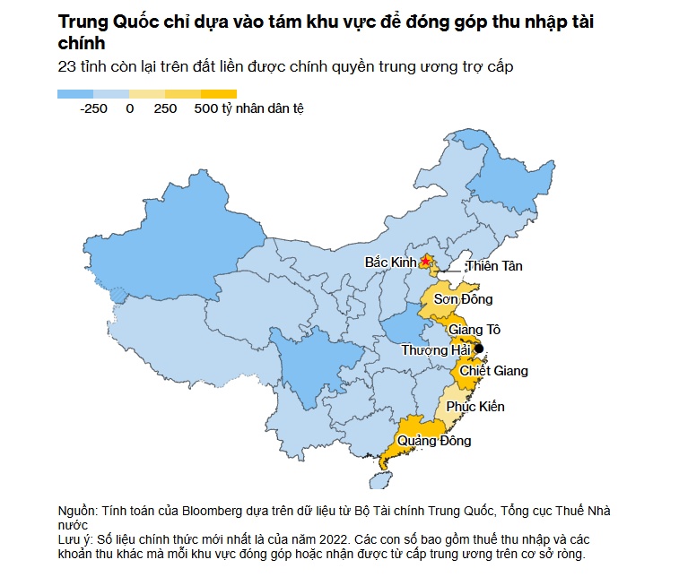 Các thành phố giàu nhất Trung Quốc đang là mối đe doạ làm trật bánh nền kinh tế