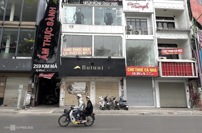 Nhiều khách thuê trả mặt bằng nhà phố