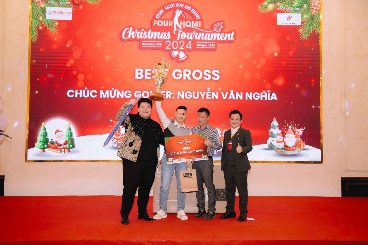 Golfer Nguyễn Văn Nghĩa vô địch giải đấu Stone Valley - Four Home Christmas Tournament 2024