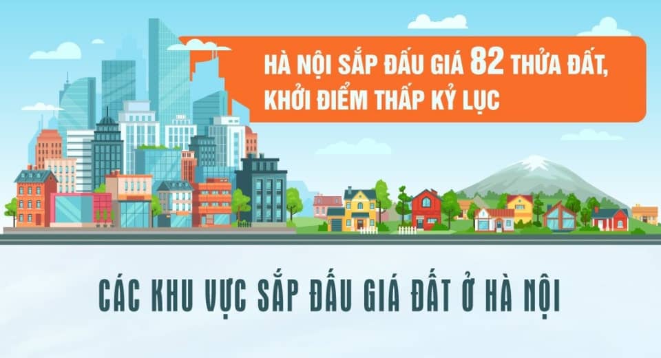 Hà Nội sắp đấu giá 82 thửa đất, khởi điểm thấp kỷ lục
