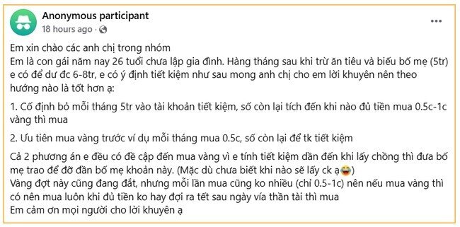 Tôi chân thành khuyên bạn nên học 2 cô gái này để vừa có tiền tiết kiệm, vừa dư tiền mua vàng