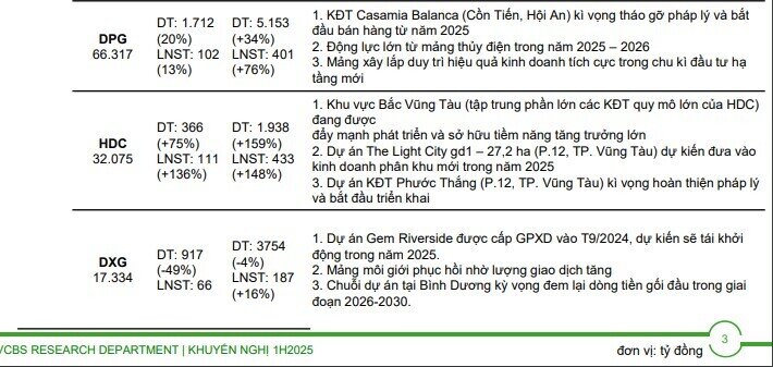 CTCK dự phóng lợi nhuận của VHM, NLG, KDH