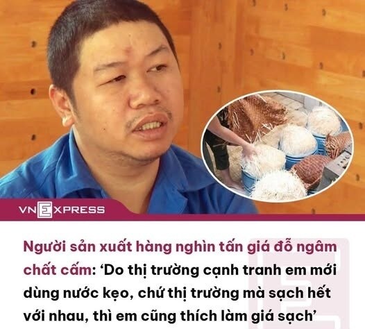 'Chí Phèo' làm hàng nghìn tấn giá đỗ ngâm chất cấm