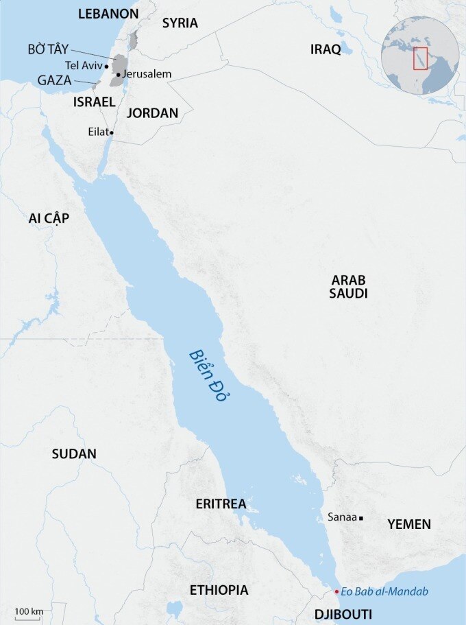 Israel cảnh báo Houthi 'chung số phận' với Hamas, Hezbollah