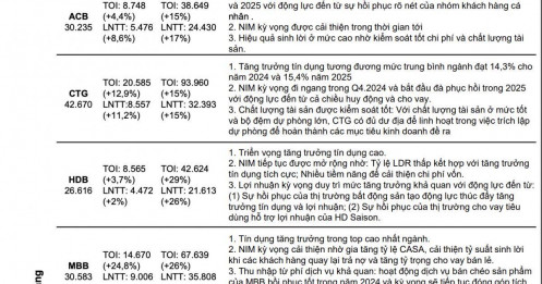 Dự báo lợi nhuận quý 4 Techcombank, ACB, VPBank, MSB, TPBank,...: Có ngân hàng tăng đột biến 2-3 lần?