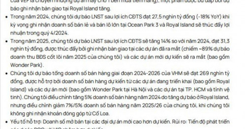 “Át chủ bài” của ông Phạm Nhật Vượng sẽ đạt 269.000 tỷ đồng giai đoạn 2024-2026