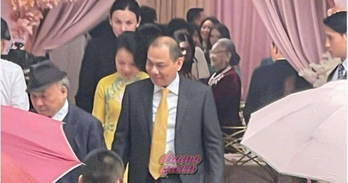 Tỷ phú Phạm Nhật Vượng lộ diện tại lễ ăn hỏi của con trai và Á hậu Phương Nhi