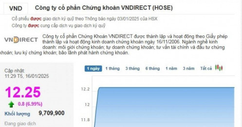Tiền đột ngột rót mạnh, cổ phiếu VND ‘tím lịm’