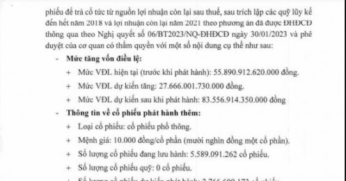 Vietcombank (VCB) lên kế hoạch tăng vốn lên 83.557 tỷ đồng