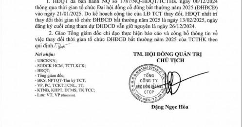 Vietnam Airlines lùi ngày tổ chức ĐHĐCĐ bất thường
