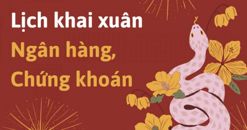 Lịch khai xuân của các ngân hàng và công ty Chứng khoán