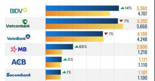 10 ngân hàng lãi nhiều nhất từ kinh doanh ngoại hối năm 2024