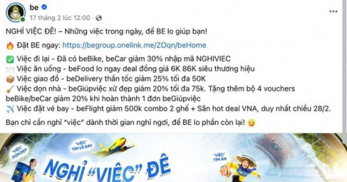 beBike gây tranh cãi khi tung code NGHIVIEC giảm ngay 30%