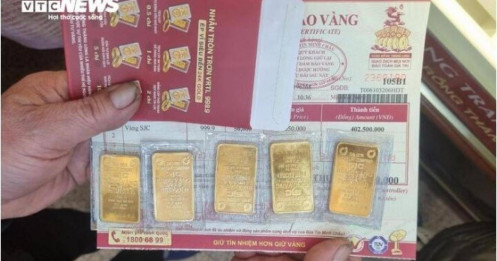 Giá vàng miếng, vàng nhẫn lấy lại đỉnh cao nhất lịch sử 92,3 triệu đồng/lượng