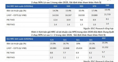 Lợi nhuận Hòa Phát sẽ vượt mốc 1 tỷ USD vào năm 2026