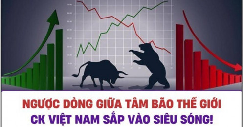 Ngược dòng tăng mạnh giữa tâm bão thế giới. Chứng khoán Việt Nam sắp vào siêu sóng!