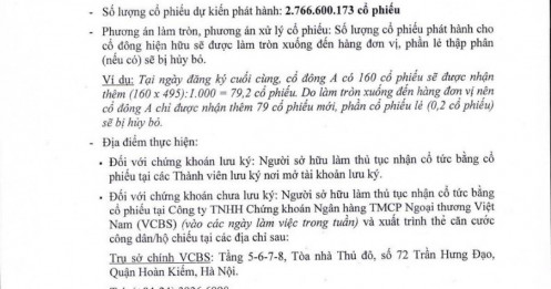 Tuần này, Vietcombank chốt quyền nhận cổ tức cao kỷ lục, tỷ lệ gần 50%