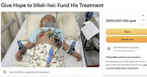 Chiến dịch quyên góp mới cho bé Bắp được khởi xướng trên GoFundMe gây xôn xao
