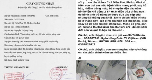 Cảnh giác chiêu đăng tải hình ảnh bệnh nhi tử vong để lừa đảo