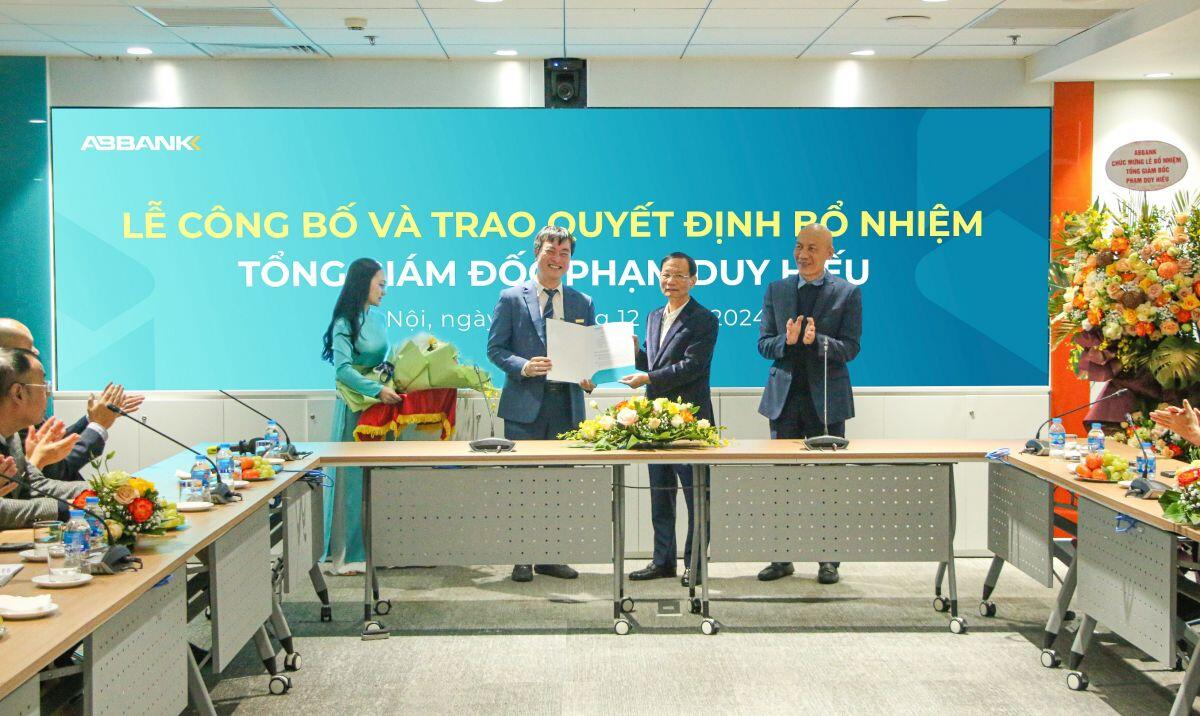 ABBank chính thức bổ nhiệm ông Phạm Duy Hiếu làm Tổng Giám đốc