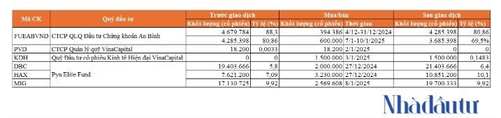 Giao dịch quỹ đầu tư tuần cuối năm 2024: Pyn Elite Fund liên tục ‘gom’ cổ phiếu
