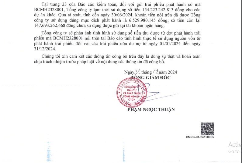 Lĩnh án phạt từ UBCKNN, Becamex IDC lên tiếng cải chính thông tin