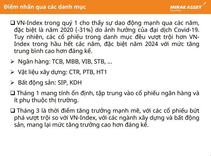 Hé lộ nhóm cổ phiếu thường tăng giá vào quý 1 hàng năm
