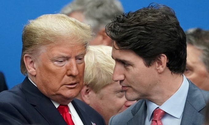 Ông Trump đề xuất sáp nhập Canada sau khi Thủ tướng Trudeau từ chức