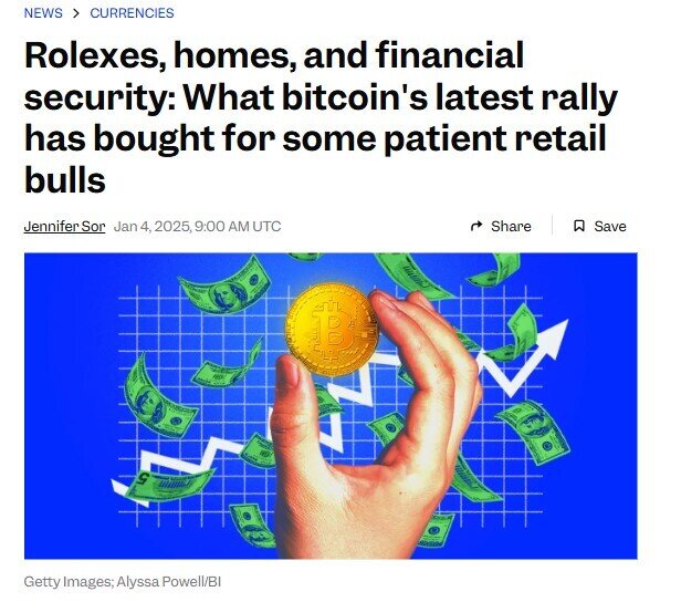 Đồng hồ Rolex, nhà cửa và tự do tài chính: Phần thưởng cho những nhà đầu tư nhỏ lẻ về bờ sau khi kiên nhẫn 'gồng lỗ' Bitcoin