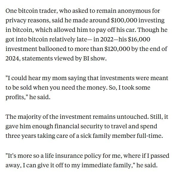 Đồng hồ Rolex, nhà cửa và tự do tài chính: Phần thưởng cho những nhà đầu tư nhỏ lẻ về bờ sau khi kiên nhẫn 'gồng lỗ' Bitcoin